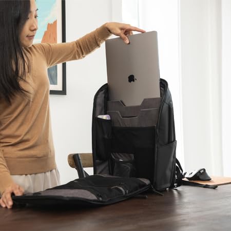 14L Backpack Work Backpack for Men and Women (Black / 14L)