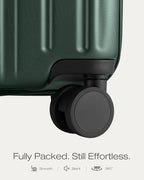 Luggage Set Light and Durable Hardshell (Dark Green2.0 / 3-Piece Set (20/24/28))
