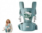 Baby Carrier SEEDNUR Baby Carrier with Hip Seat (Green)