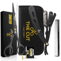 Professional Matte Black Barber Grooming Kit (Black Barber Kit)
