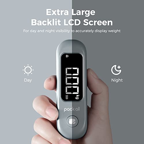 Digital Luggage Scale for Travel (Rock Grey)