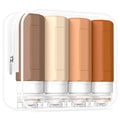 Travel Bottles for Toiletries 3oz (4Packs / Apricot)