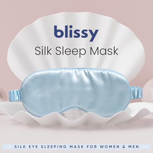 Silk Sleep Mask (Sky Blue)