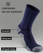 Cushioned Compression Unisex Mid (Medium / Black/Gray/Navy Blue/Greenlake (1 Pair of Each Color))