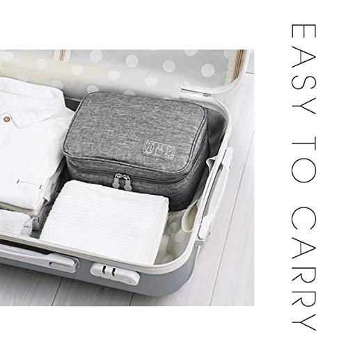 Electronics Travel Organizer (Large / Three layer-Grey)
