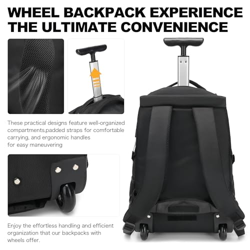 Rolling Backpack (17.3 inches / Black)