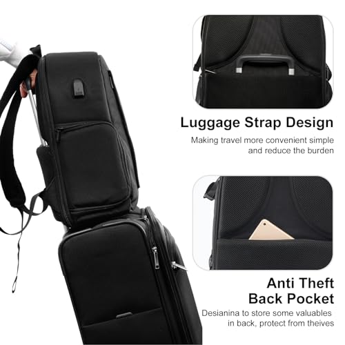 Camera Backpack Bag for DSLR (Black / 3.0 Large)
