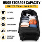 36 inch Rolling Duffle Bag with Wheels (X-Large)