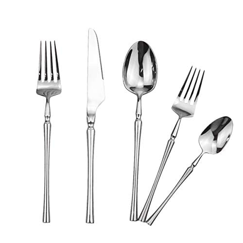 Silver Silverware Set (Service for 1 / Silver)