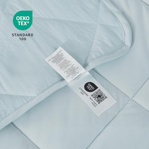 Cooling Blanket for Hot Sleepers King Size (Cool Blue / King (108" x 90"))