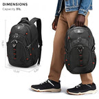 Design Backpack for Men with Apple Find My SD803BT013 (Black-finder / Standard)