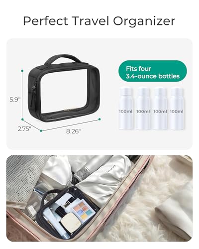 Puffy Clear Toiletry Bag (Pink)