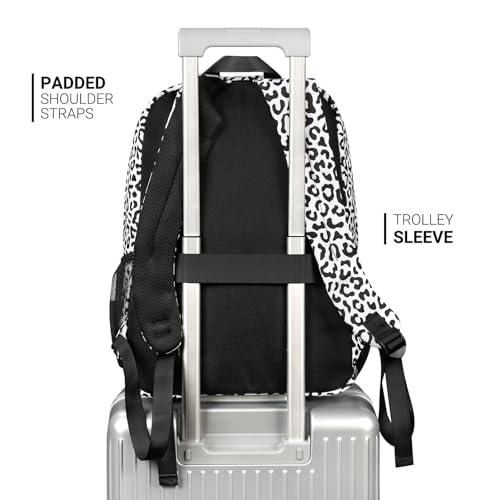 26L Backpack for College (Snow Leopard / 16.5 Inch)