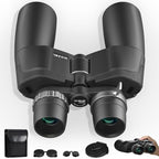 12 36X50 High Powered Zoom Binoculars for Adults (black)