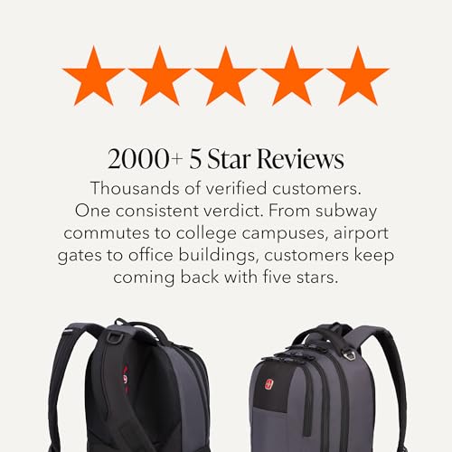 Cecil 18 Inch Laptop Backpack Fits 16 (18-Inch / Dark Grey/Black)