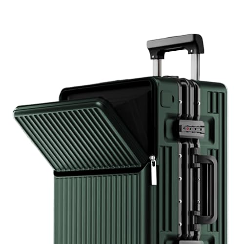 Zipperless Luggage (green / 20 inch)