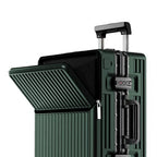 Zipperless Luggage (green / 20 inch)