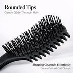 Curl Defining Brush for Curly Hair (9118 Black)