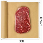 17.5” x 30’ Brown Butcher Paper Roll for Smoking Meat (Brown / 17.5 inches x 30 feet)