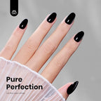 Beetles Black Gel Polish (G - Creme Black | Hema-Free Silent Charm)