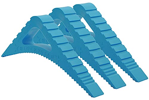 Rubber Door Stopper & Window Wedge (Sky Blue)