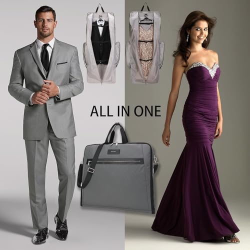 Garment Bags for Travel (Grey)