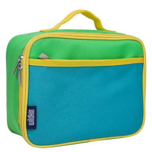 Kids Insulated Lunch Box (9.75 x 7 x 3.25 inches / Monster Green)
