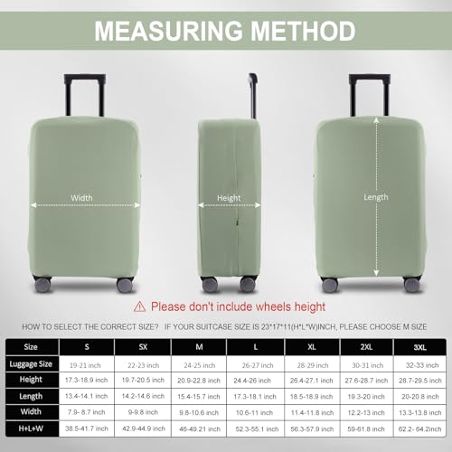 Travel Luggage Cover (Cyan / 28-29 inch)