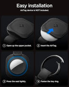 for AirTag Keychain Case Cover Holder AT200