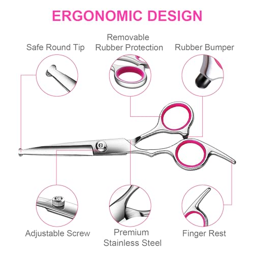 Dog Grooming Kit (Pink / 4 Piece)