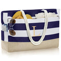 Beach Bags for Women Gifts for Women Birthday (Dark Blue)