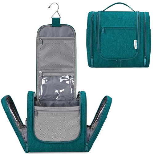 Large Hanging Toiletry Bag for Women (Teal)