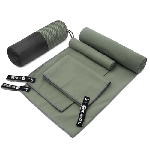 Quick Dry Camping Towel (Army Green)