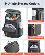 Cooler Backpack Insulated 30 Cans (Black / Simple zipper)