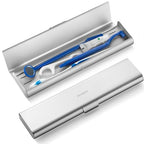 Wider Aluminum Toothbrush Travel Case (Silver / 1 Pack (Large))