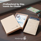 Leather Passport Holder for Travel
