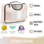 8 Set Packing Cubes for Travel Essentials (01 Cream)