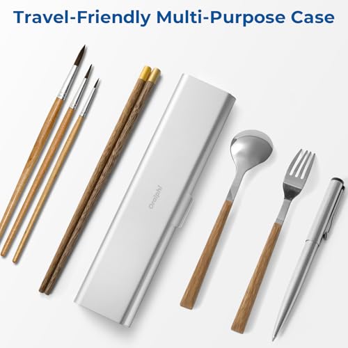 Wider Aluminum Toothbrush Travel Case (Silver / 1 Pack (Large))