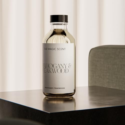 Mahogany & Teakwood Diffuser Oil Scents for Home (16.9 Fl Oz (Pack of 1))