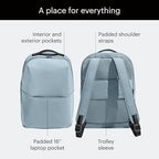 The Everywhere Zip Backpack (Sky Blue)