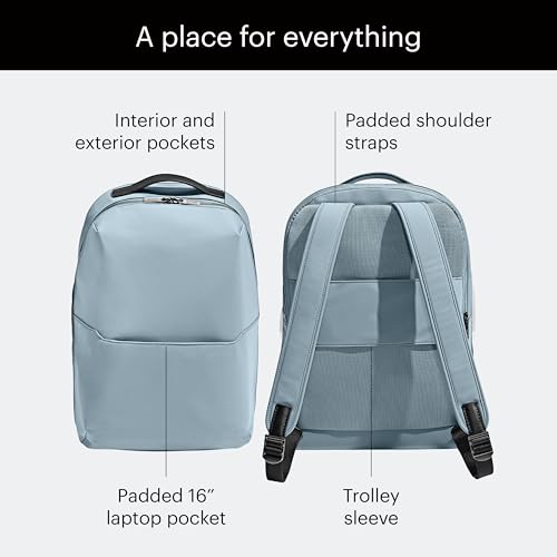 The Everywhere Zip Backpack (Sky Blue)