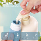 Travel Bottles for Toiletries 3oz (17Pack / Gray)