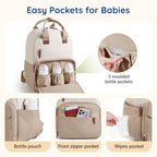 Diaper Bag Backpack Multi (2-black / Regular Flat Style)