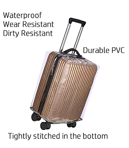 Clear PVC Suitcase Cover (22")