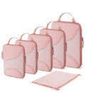 Compression Packing Cubes (Light Pink / 6 Set)