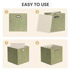 Storage Cubes (13×13×13/4pcs / Yellow/Brown Mixed)