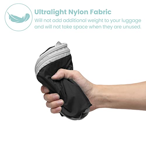 Compression Packing Cubes for Travel (04 Black / 5-Piece Set)