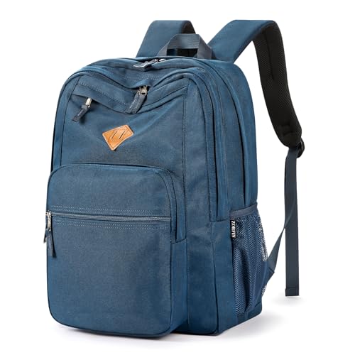 26L Backpack for College (Navy Blue / 16.5 Inch)