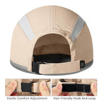 Reflective Foldable Running Hat for Men Women (7-7 5/8 / Pale Orange)