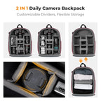 Camera Backpack (07-red)